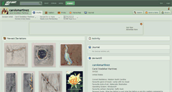 Desktop Screenshot of carolsmartinez.deviantart.com