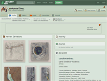 Tablet Screenshot of carolsmartinez.deviantart.com