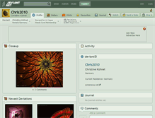 Tablet Screenshot of chris2010.deviantart.com