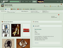 Tablet Screenshot of lost-in-twos.deviantart.com