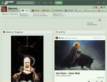 Tablet Screenshot of jbarrero.deviantart.com