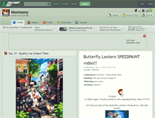 Tablet Screenshot of noxmoony.deviantart.com