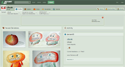 Desktop Screenshot of cikcak.deviantart.com