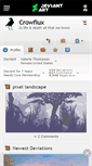 Mobile Screenshot of crowflux.deviantart.com