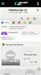 Mobile Screenshot of chesire-cat-13.deviantart.com