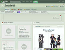 Tablet Screenshot of chesire-cat-13.deviantart.com