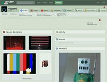 Tablet Screenshot of haysend.deviantart.com
