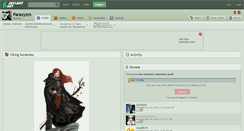 Desktop Screenshot of paraxyzm.deviantart.com