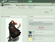 Tablet Screenshot of paraxyzm.deviantart.com