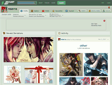 Tablet Screenshot of nssavva.deviantart.com