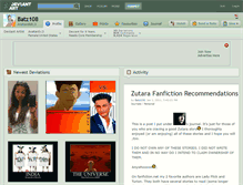 Tablet Screenshot of batz108.deviantart.com