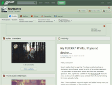 Tablet Screenshot of fourteatwo.deviantart.com