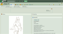 Desktop Screenshot of crimson-red.deviantart.com
