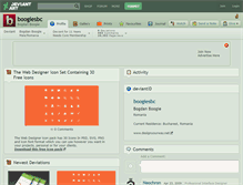 Tablet Screenshot of boogiesbc.deviantart.com