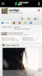 Mobile Screenshot of candigal.deviantart.com