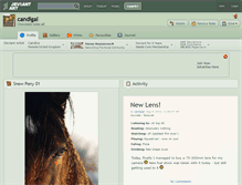 Tablet Screenshot of candigal.deviantart.com
