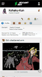 Mobile Screenshot of kohaku-kun.deviantart.com