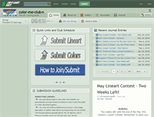 Tablet Screenshot of color-me-club.deviantart.com