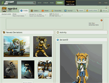 Tablet Screenshot of egardn4.deviantart.com