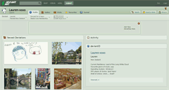 Desktop Screenshot of lauren-xoxo.deviantart.com