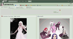 Desktop Screenshot of lightmagicallady.deviantart.com