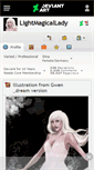 Mobile Screenshot of lightmagicallady.deviantart.com