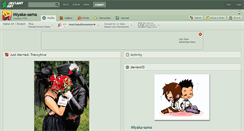 Desktop Screenshot of miyaka-sama.deviantart.com