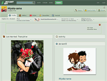 Tablet Screenshot of miyaka-sama.deviantart.com