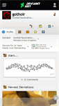 Mobile Screenshot of gothoir.deviantart.com