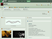 Tablet Screenshot of gothoir.deviantart.com