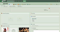 Desktop Screenshot of miu-artist.deviantart.com