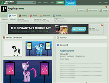 Tablet Screenshot of angelsupreme.deviantart.com