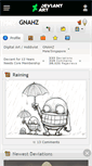 Mobile Screenshot of gnahz.deviantart.com