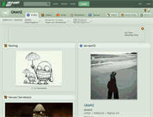 Tablet Screenshot of gnahz.deviantart.com