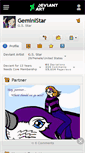 Mobile Screenshot of geministar.deviantart.com