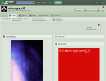 Tablet Screenshot of krimsongrace57.deviantart.com