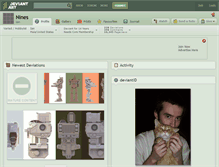 Tablet Screenshot of nines.deviantart.com
