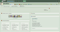 Desktop Screenshot of dark-ellieice.deviantart.com