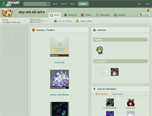 Tablet Screenshot of any-art-all-art.deviantart.com