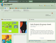 Tablet Screenshot of neo-dragoncp.deviantart.com