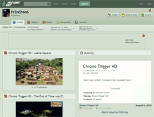 Tablet Screenshot of frznchaos.deviantart.com