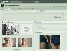 Tablet Screenshot of mehmetcansatiloglu.deviantart.com