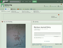 Tablet Screenshot of batista-dog.deviantart.com
