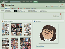 Tablet Screenshot of chewypickles.deviantart.com