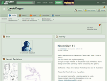 Tablet Screenshot of loreleidragon.deviantart.com