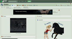 Desktop Screenshot of kunama.deviantart.com