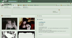 Desktop Screenshot of cuteliltiger09.deviantart.com