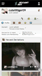 Mobile Screenshot of cuteliltiger09.deviantart.com