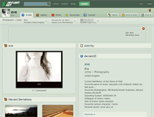 Tablet Screenshot of eve.deviantart.com