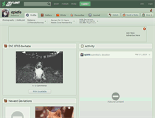 Tablet Screenshot of eplefe.deviantart.com